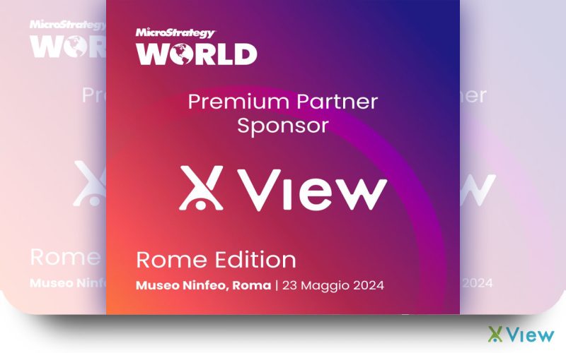X View ti aspetta alla MicroStrategy World Rome Edition